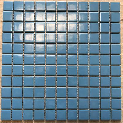 Ceramics mosaix blue color glazed mosaic  K4298B